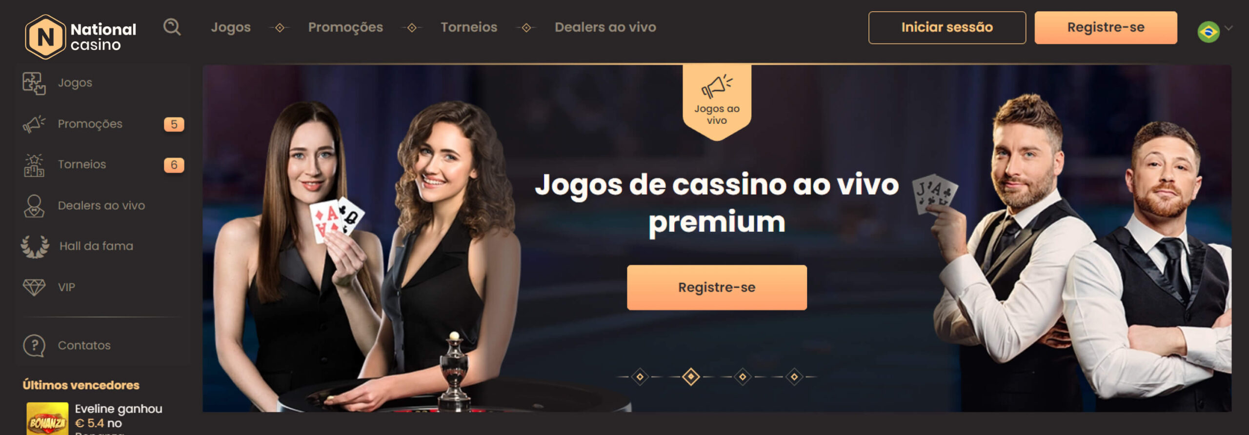 National Casino ao Vivo